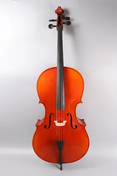 

Master Level Cello 4/4 Flame Maple Spruce bag Bow Rosin Hand carve #686