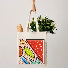 Пользовательские печатные холщовые хлопковые сумки-тоут Экологичные сумки с логотипом дизайна многоразовые индивидуальные Складные хозяйственные тканевые сумки на молнии