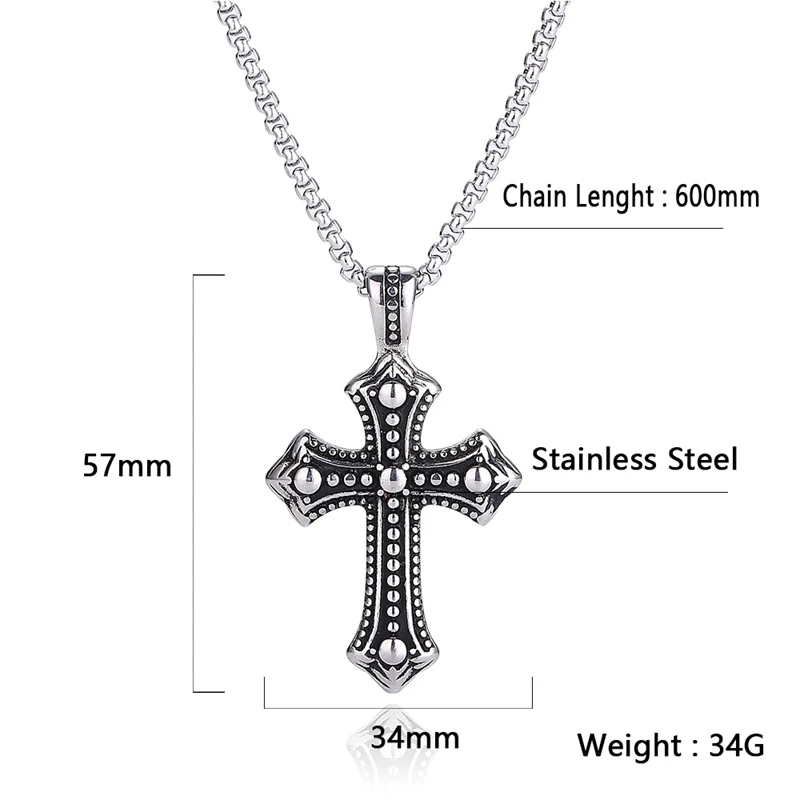 Classic Men Necklaces Punk Jewelry Long 