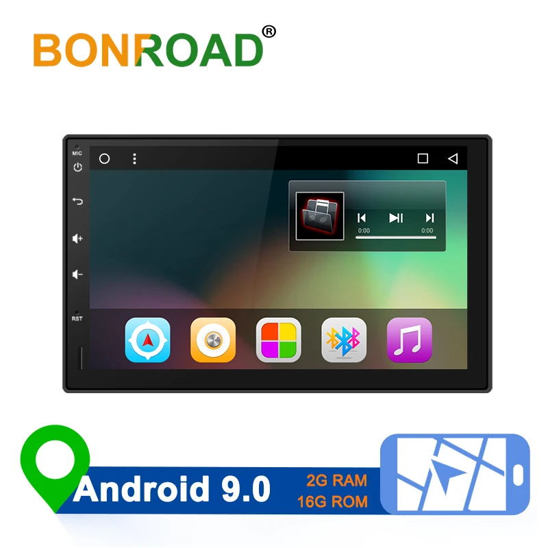 Perfect Bonroad 7" 2 din Android 9.0 Quad Core Car Multimedia Player GPS Navigation Car Radio For Nissan For Hyundai For Kia (no dvd) 0 Perfect Bonroad 7" 2 din Android 9.0 Quad Core Car Multimedia Player GPS Navigation Car Radio For Nissan For Hyundai For Kia (no dvd) 0