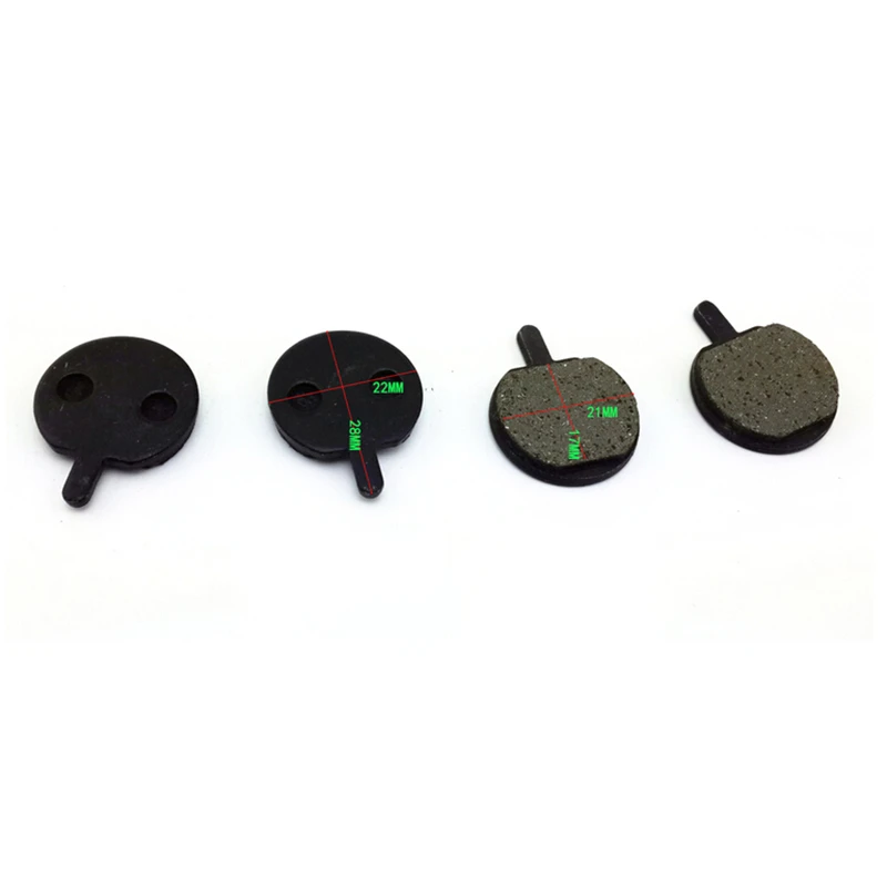 2Pair Mountain Bike Copper Semimetal Hydraulic Disc Brake Pads For Bicycle Part Replacement Bicycle Disc Brake Pads Color Random