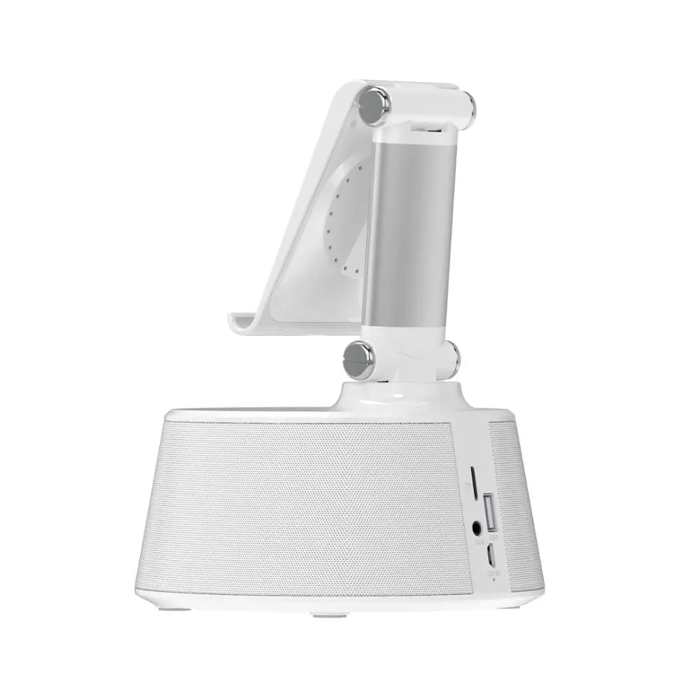 OneDer V02 5w Qi Беспроводное зарядное устройство для телефона держатель с Часы Bluetooth динамик сенсорное управление Поддержка TF карты/USB привод/AUX/FM