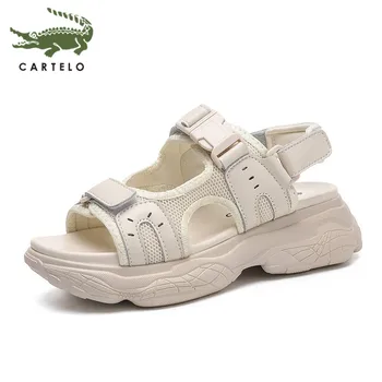 

CARTELO women's shoes sports women's mesh breathable wild net red Korean casual tide dad shoes