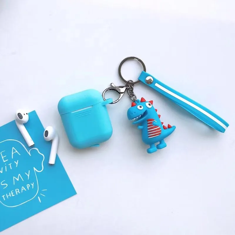 A7 Для Xiaomi Airdots Pro Чехол с милым динозавром и кольцом для ключей, аксессуары, силиконовый чехол, беспроводной чехол для наушников для Xiaomi Air Cover - Цвет: A7