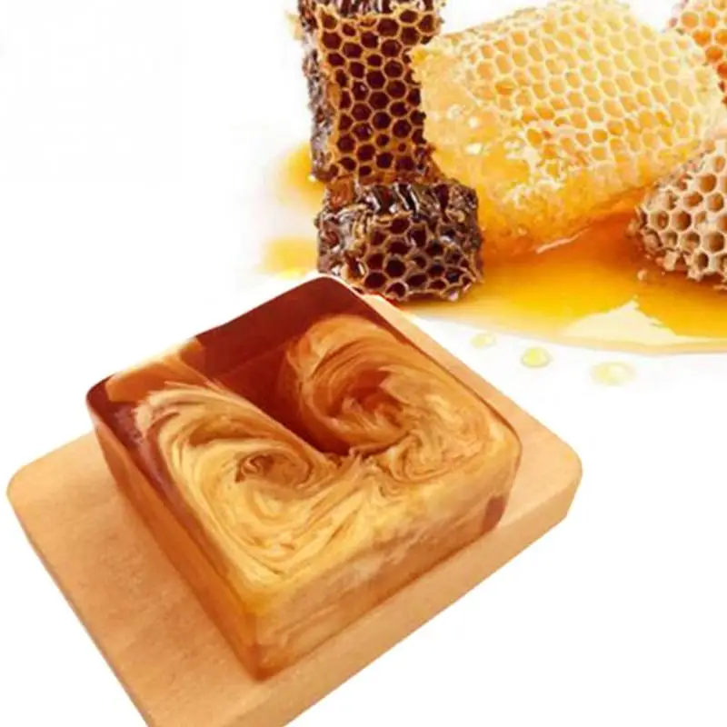 Nature Sweet Honey Cleansing Soap Handmade Whitening Milk Skin Safe Deep Skin Care Increase The Skin's Luster And Elasticity Nature Sweet Honey Cleansing Soap Handmade Whitening Milk Skin Safe Deep Skin Care Increase The Skin's Luster And Elasticity