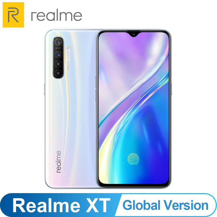 ЕС Версия OPPO Realme XT Быстрая зарядка NFC Android P 6/8GB 64/128GB Snapdragon 712 AIE 64MP Quad камеры 4000mAh