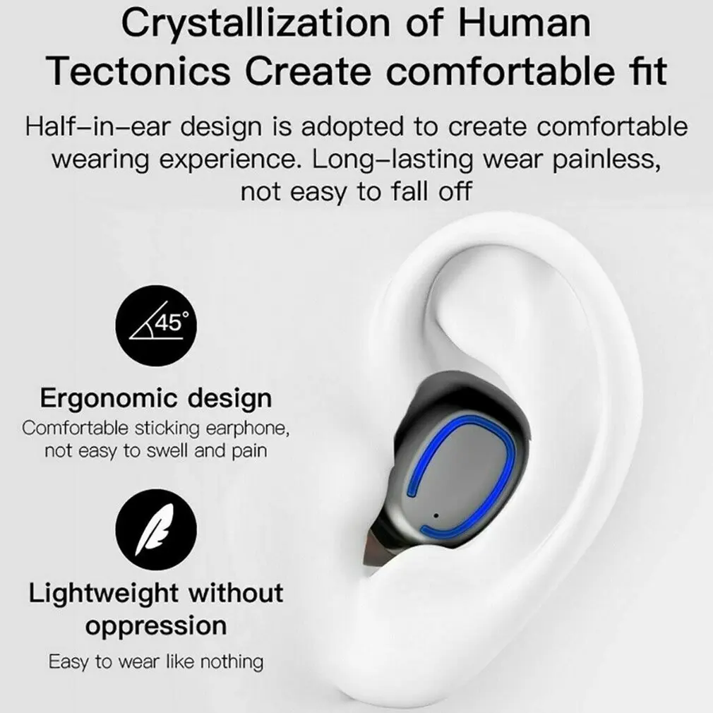 1 пара TWS настоящие беспроводные наушники Bluetooth 5,0 брендовые наушники беспроводные наушники TWS наушники с зарядным устройством для Android IOS