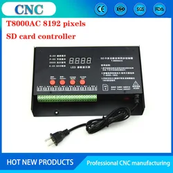 T8000AC 8192 Pixel SD Card Controller WS2811 WS2812B LED Symphony Light Strip