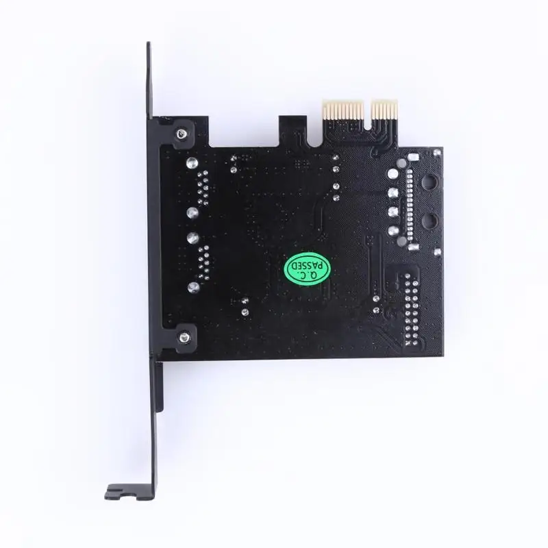 PCI-E к USB 3,0 2 порт PCI экспресс карта расширения супер скорость 19-контактный разъем питания для портативных ПК настольных компьютеров с возможностью горячей замены