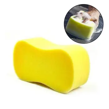 

1pc Car Care Easy Grip Sponge Car Auto Washing Cleaning Sponge Block Yellow Car Cleaner Tools