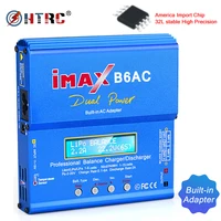 HTRC iMAX B6 AC Lipo caricabatterie 80W 6A Dual Power RC Lipo caricabatterie per Lipo Life Nimh Nicd batteria con schermo LCD digitale