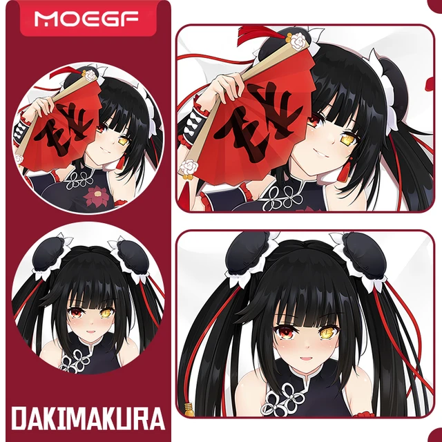 Fronha de almofada personagens do anime date a live, fronha de travesseiro  de decoração da roupa de cama do otaku, bandana - AliExpress