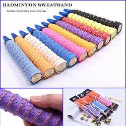 Over Bicycle Handle Tennis Squash Racket Baseball Bats Sweat Absorbed Badminton Sweatband Anti-slip Band Grip Tape