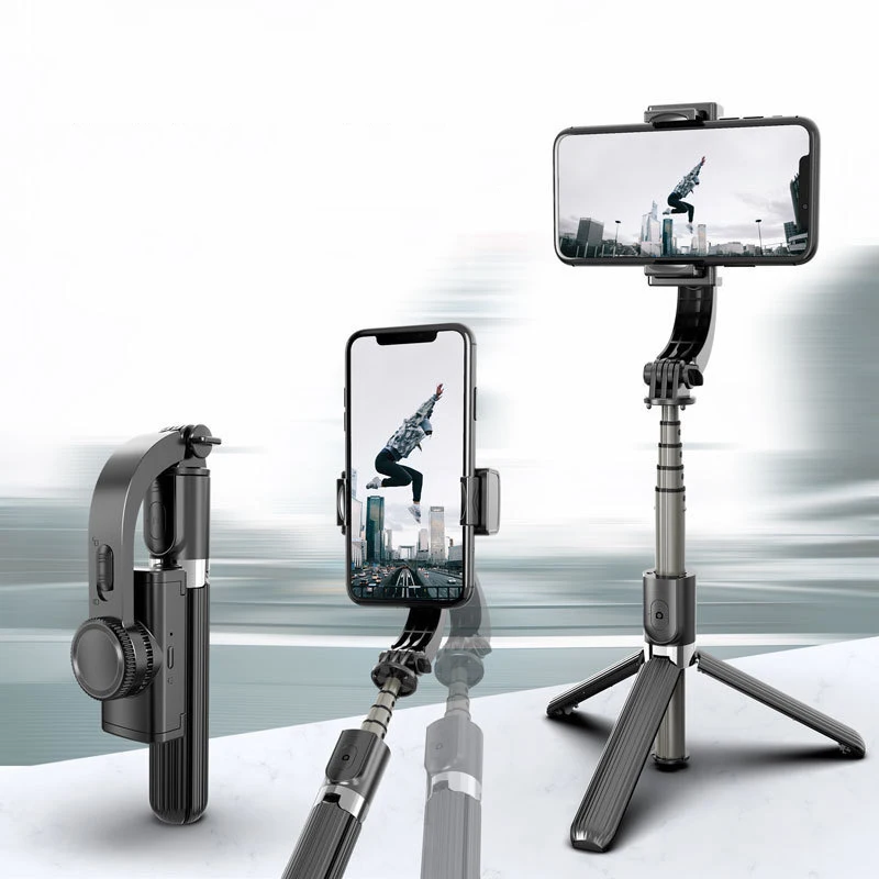 

Selfie Stick Tripod Stabilizer Gimbal Bluetooth Remote Control Portable 3 in 1 Mobile Phone Anti Shake Video Stabilizer Stand