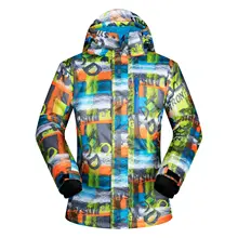 Новинка, Мужская лыжная куртка, зимняя, теплая, ветрозащитная, водонепроницаемая, лыжная одежда, цветная, для спорта на открытом воздухе, сноубординга, лыжные пальто размера плюс