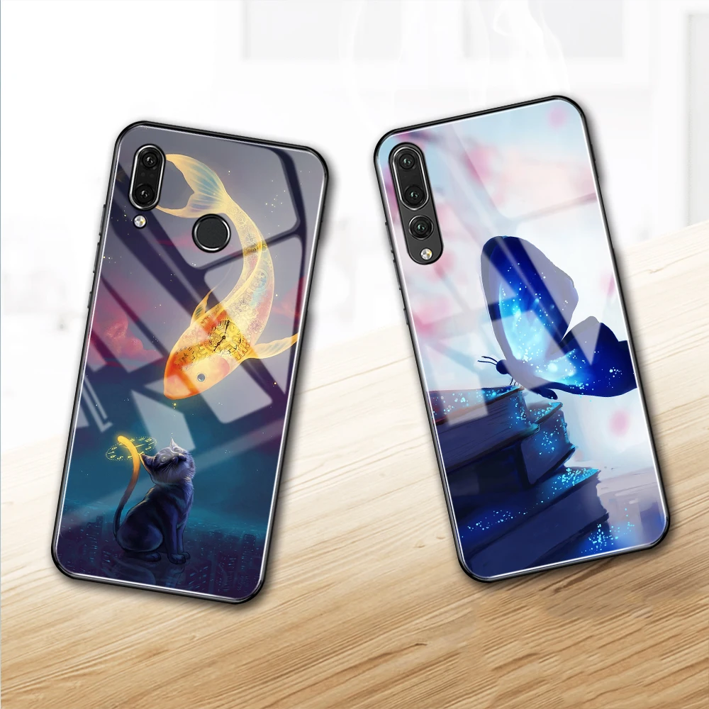 Чехол FinderCase для Huawei Mate 9 чехол из закаленного стекла со звездами и рыбами 10 Pro P10 P20