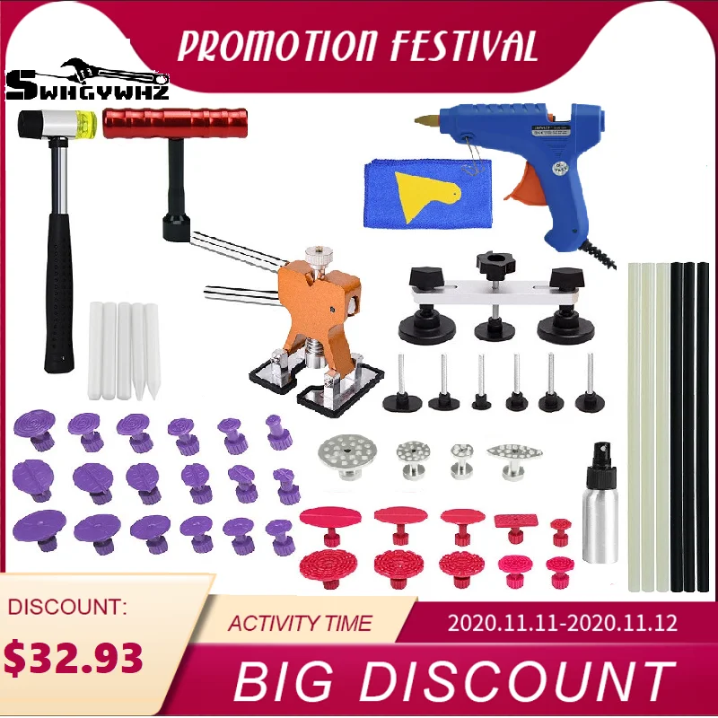 ￡27.14 Repair Tools Paintless Dent Repair Tool Dent Puller Kit Bridge