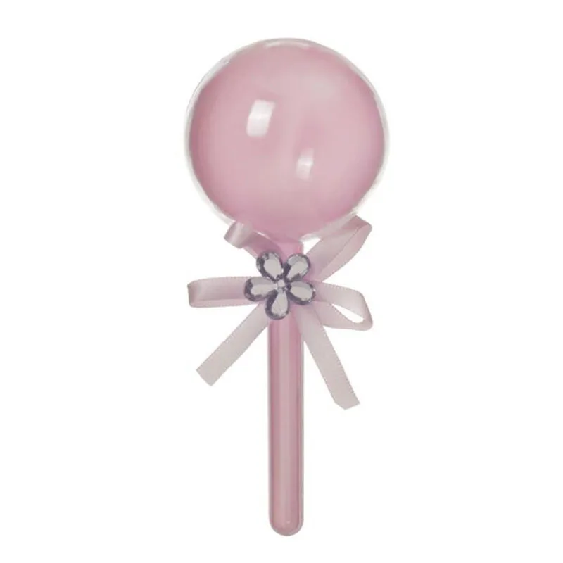 Lollipop-Pink 12 шт леденец прозрачный пластик конфеты свадебное оформление коробки Baby Shower Рождество День рождения стаканчики для вечеринки, подарков - Цвет: Lollipop-Pink