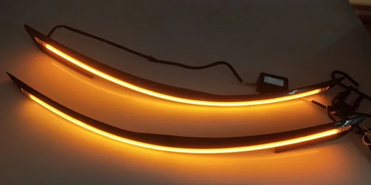 1 Pair 12v Car LED DRL for Hyundai I45 Sonata 2011 2012 2013 2014 Daytime Running Lights Driving Sonata 8 Fog Lamp