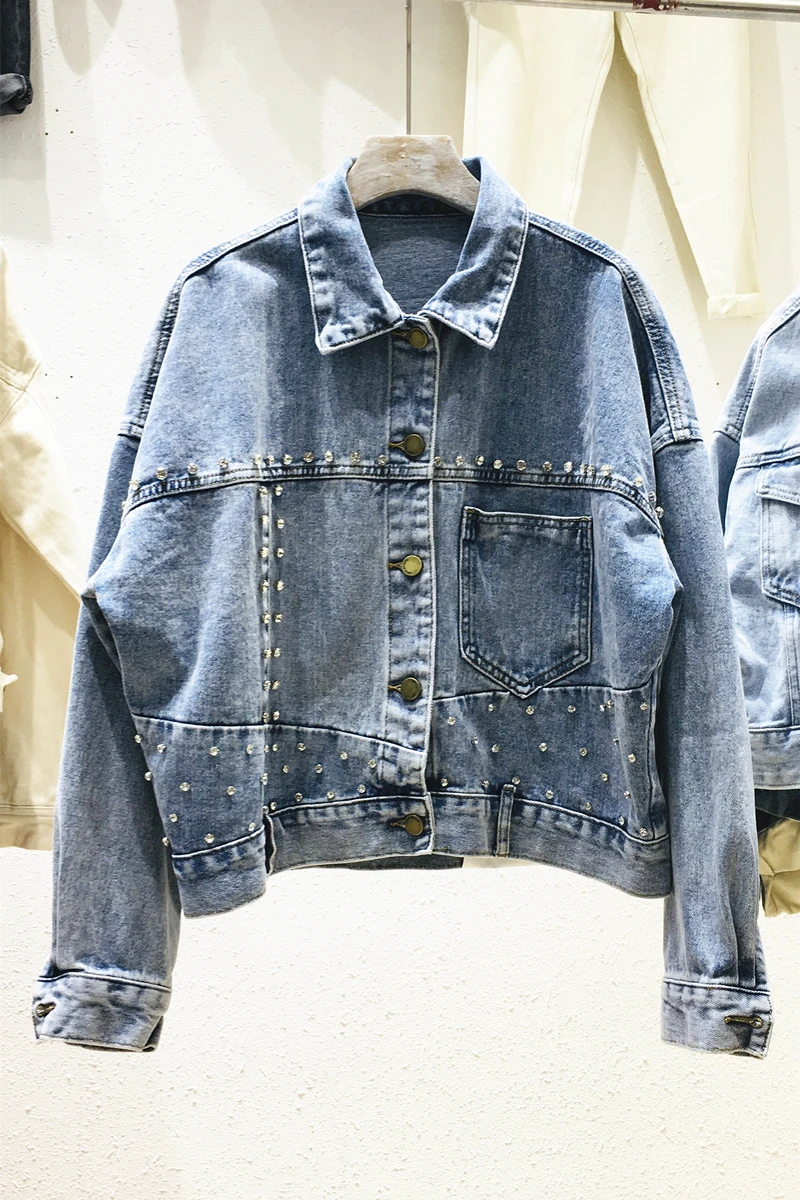 diamond jean jacket