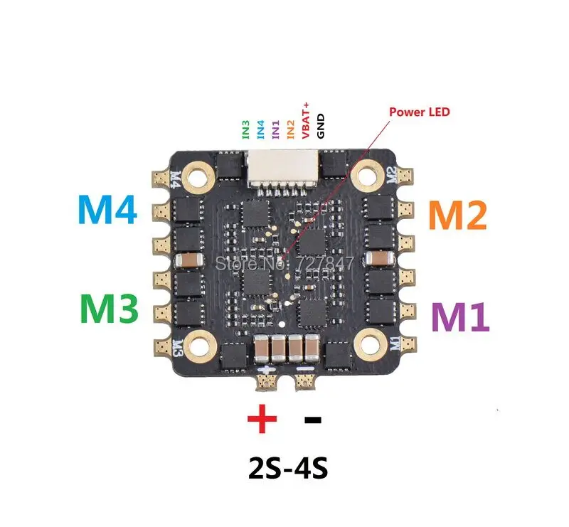 Flytower Mini F3 управление полетом интегрированный OSD встроенный 5 в 1A Выход BEC 4 1 BLHeli 25a