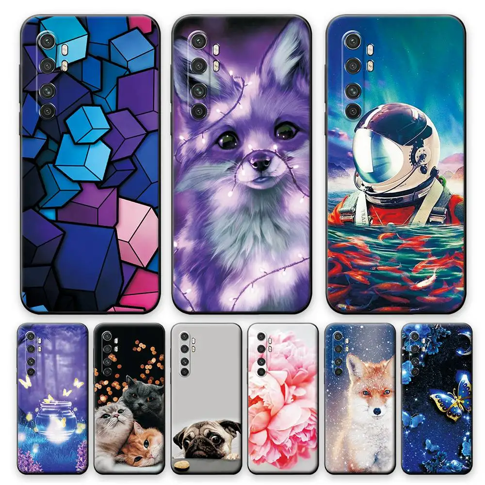 Per Xiaomi Mi Note 10 Lite Custodia Xiomi Mi Note 10 Lite 6.47 "Custodia In Silicone Tpu Soft Touch Per Xiaomi Mi Note 10 Lite Cover Posteriore