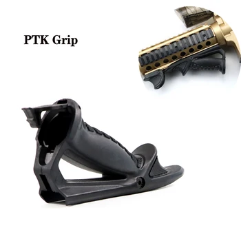 

Portable Tactical Foregrip PTK Nylon Handle Grip Triangle Holder 20mm Rail Gun Accessories Durable Hunting Military Shooting