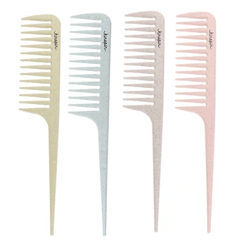 

Hairdressing Large Wide Tooth Comb Hair Styling Detangler with Pick Hair Tail Tip for All Types Hair