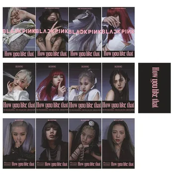 

13Pcs/Set KPOP BLACKPINK Welcoming New Album How You Like That Photo Card Stickers Bus Card Stickers