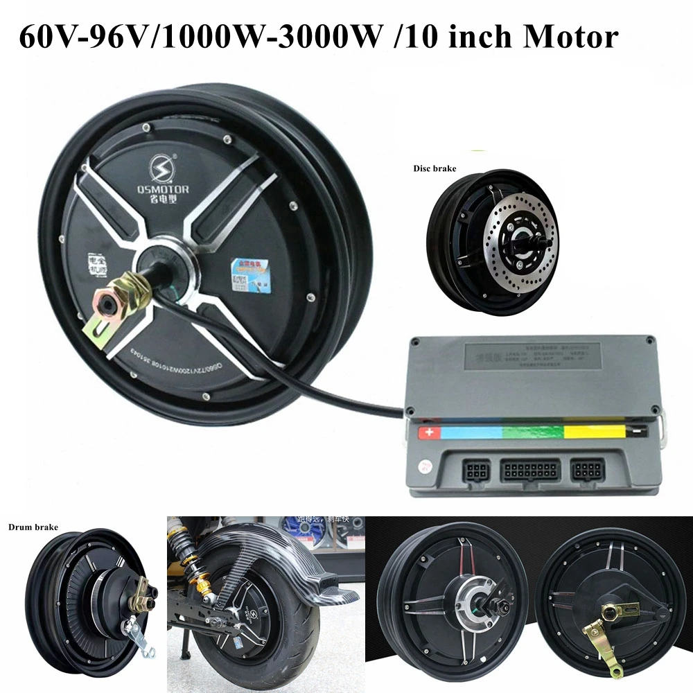Kit Moteur Brushless 72V 1000W – Contrôleur 40A – Pour Quad, VTT électrique