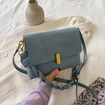 

Summer Online Celebrity INS Women's Small Bag 2020 New Style Trend Line Crossbody Bag Versitile Fashion Square Sling Bag