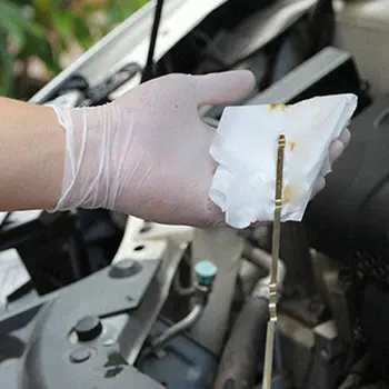 

Disposable nitrile gloves 100 food protective gloves white