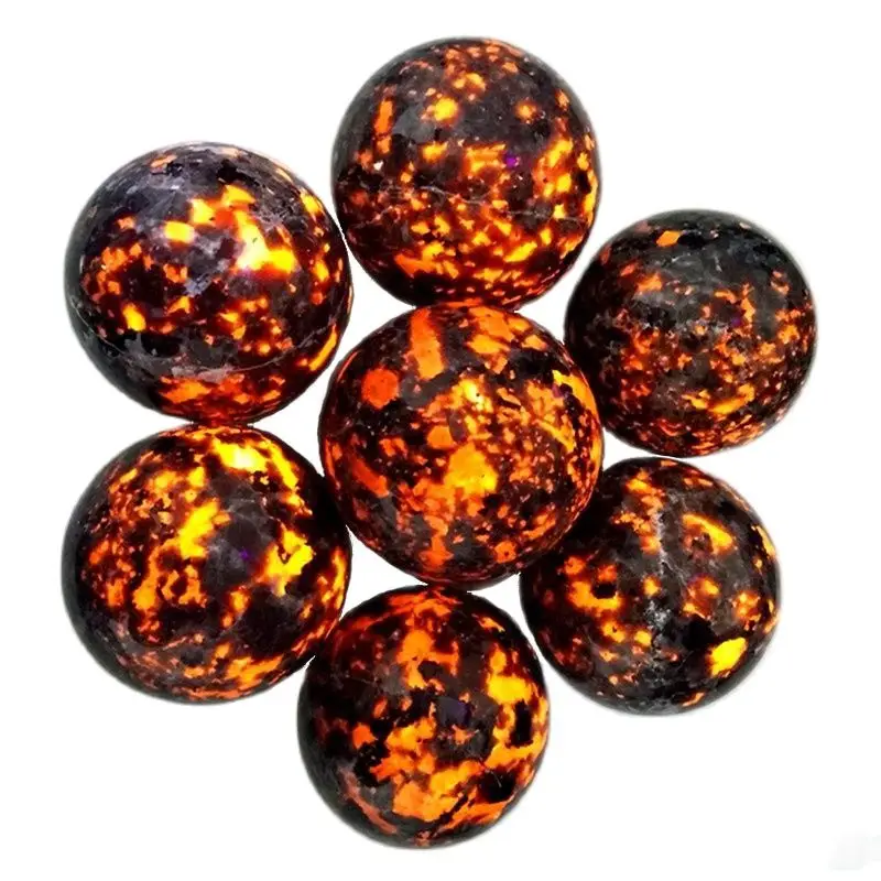 5А + натуральный камень Yooperlite хрустальный шар мощная энергия чакры Wicca кристаллы и
