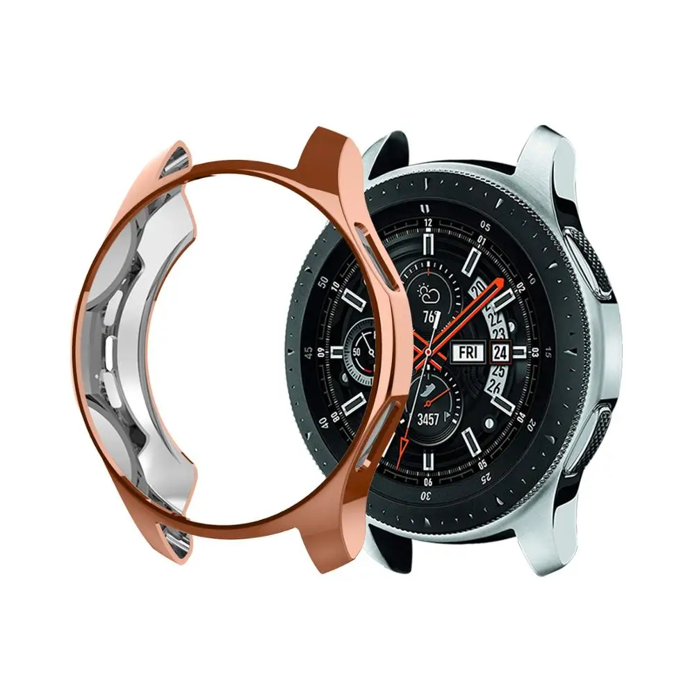 Защитный чехол для samsung gear S3 frontier, мягкий ТПУ покрытый бампер 20 мм 22 мм, ремешок для часов, чехол для Galaxy watch 46 мм S 3