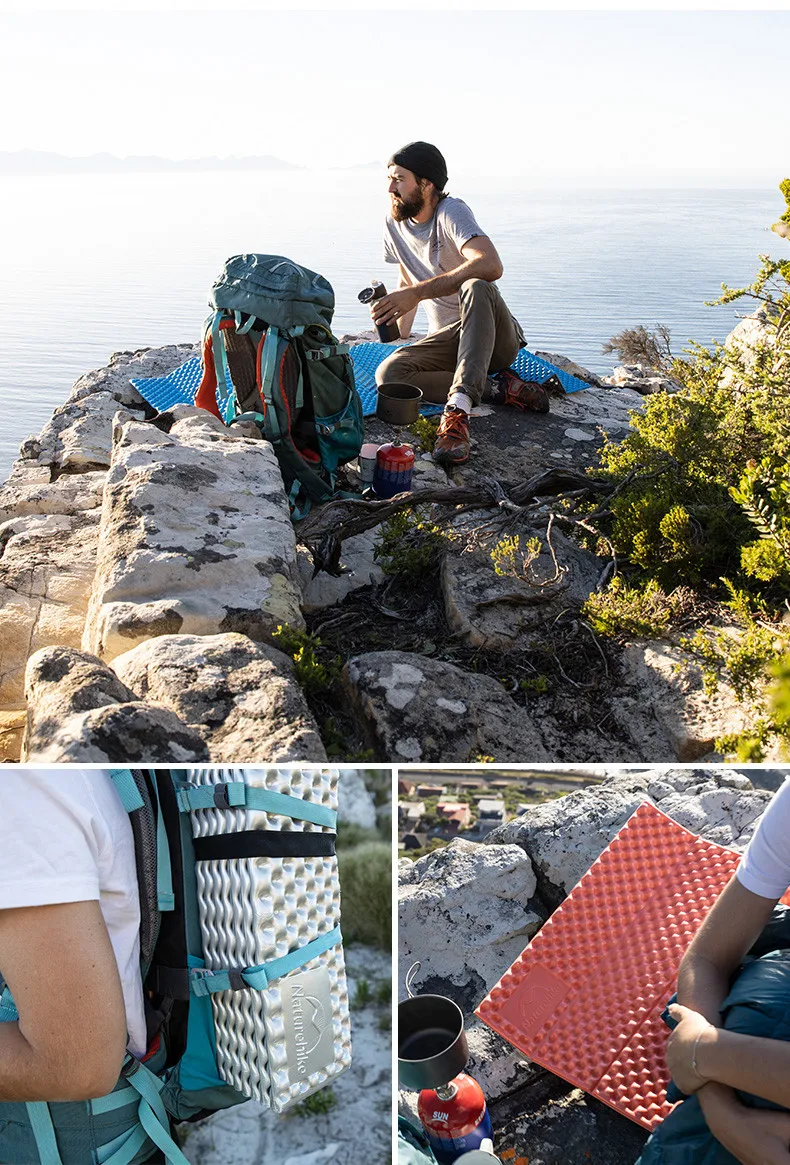 NatureHike 185cm*56cm single person sleeping pad damp-proof camping mattress comfortale foam mat handy folding sleeping mats