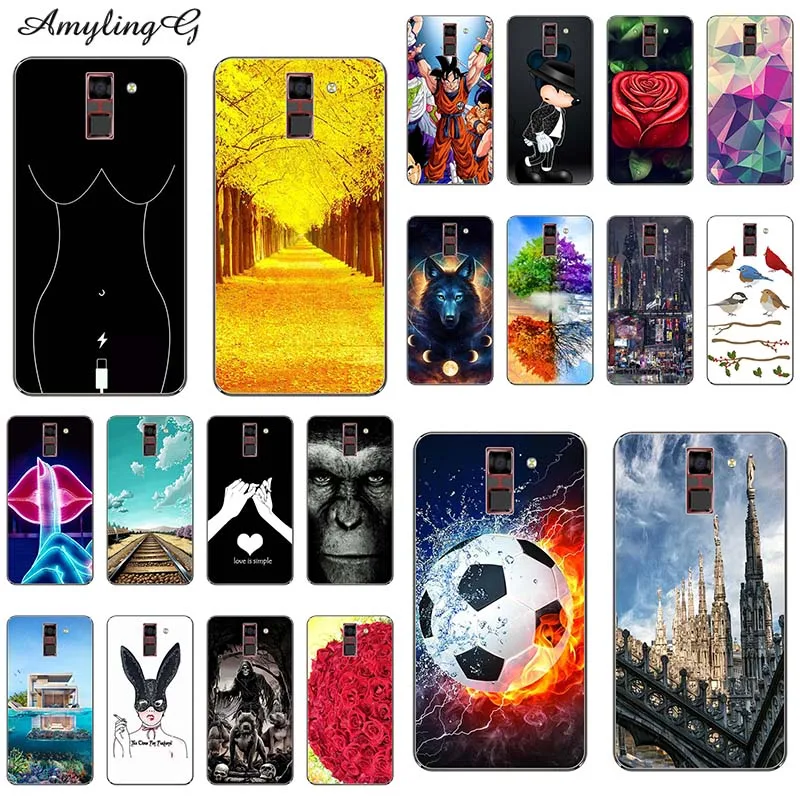 Модный чехол для телефона For HomTom HT30 Pro 5 &quotс рисунком HT 30 красочный с волка розы