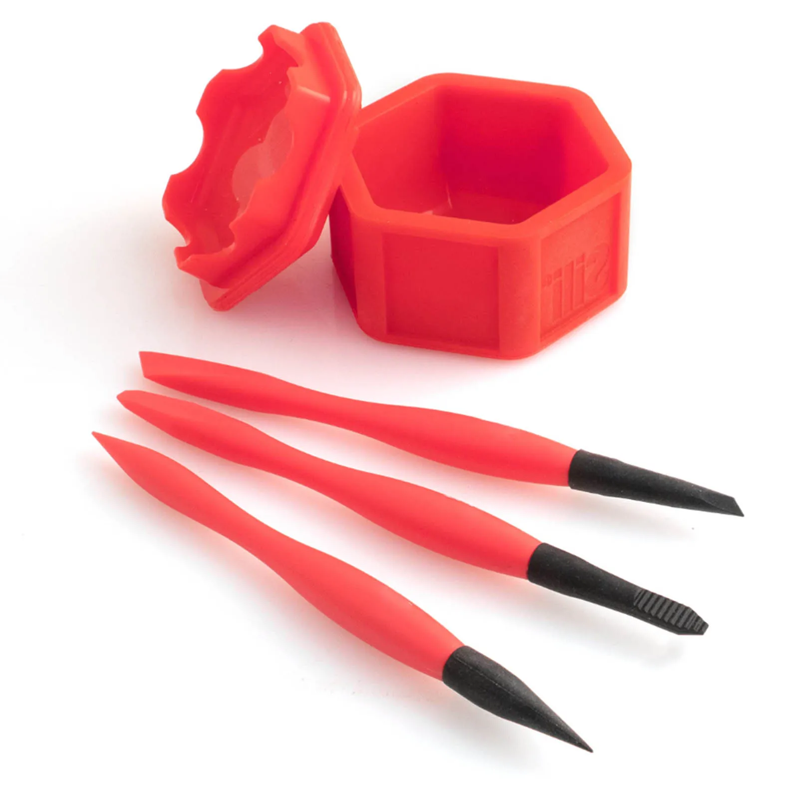 Silicone Glue Brush Kit 4pcs/Set Woodworking Gluing Kit