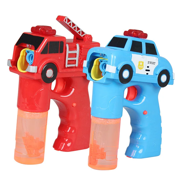 New Style Children's Electric Bubble Gun Colorful Light Cartoon Fully Automatic Bubble Gun Sound And Light Electric Bubble Toy