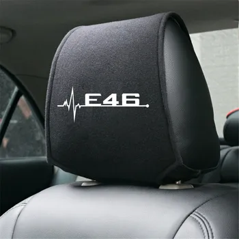 

1PCS Hot car headrest cover fit for BMW E46 Accessories Car Styling