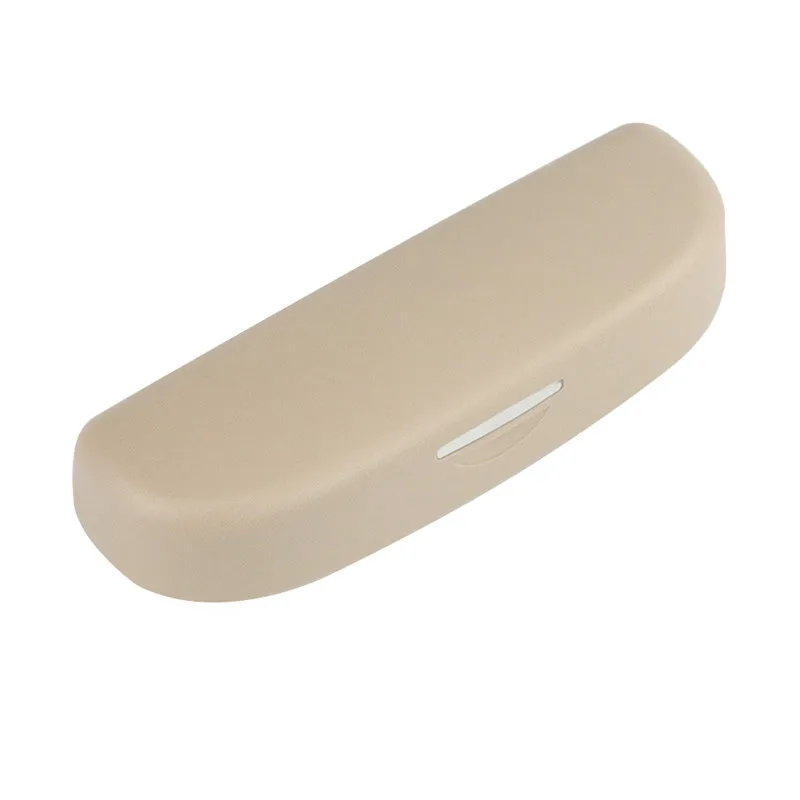 Car accessories Universal Car Glasses Storage Box Case Holder Car Sunglasses Box Car Sunglasses Visor Clip Storage Car styling - Название цвета: Бежевый