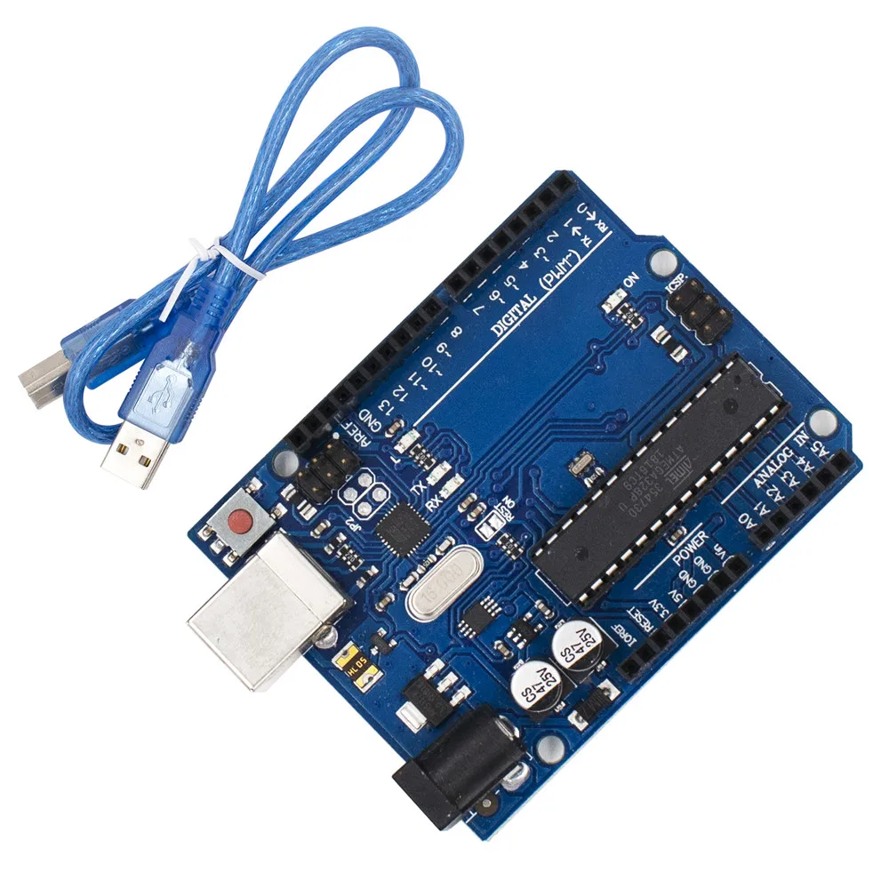 Для UNO R3 MEGA328P ATMEGA16U2 макетная плата с usb-кабелем для Arduino стартовый комплект с розничной коробкой