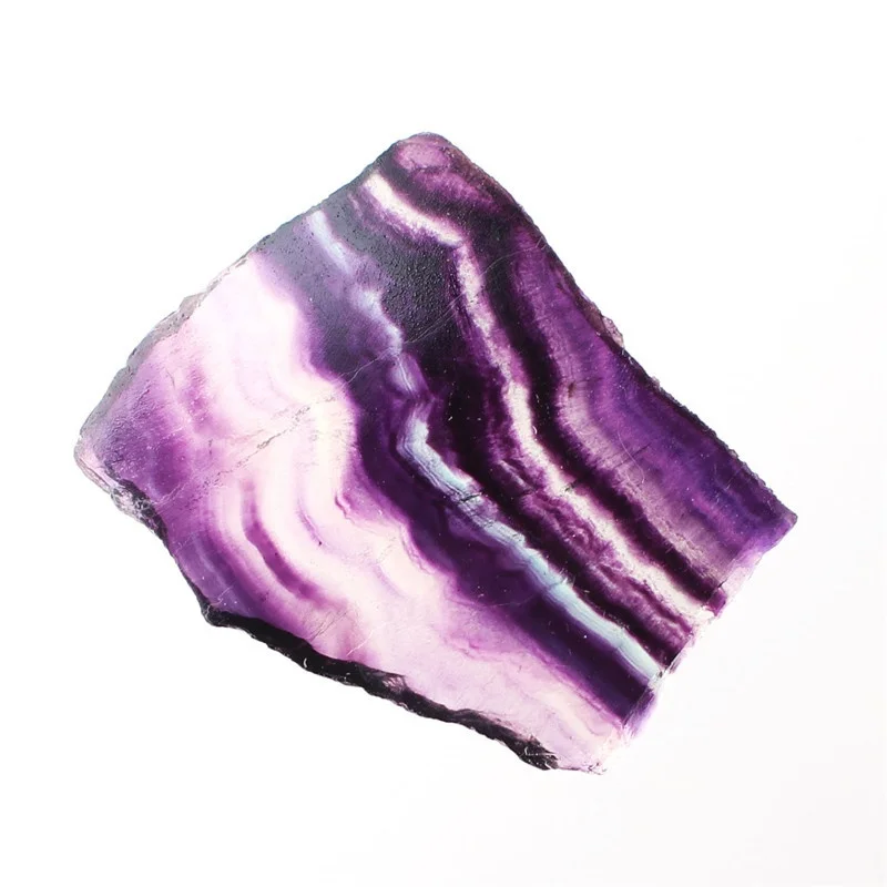 1 шт. натуральный красочный Радужный флюорит кулон отверстие минеральный образец