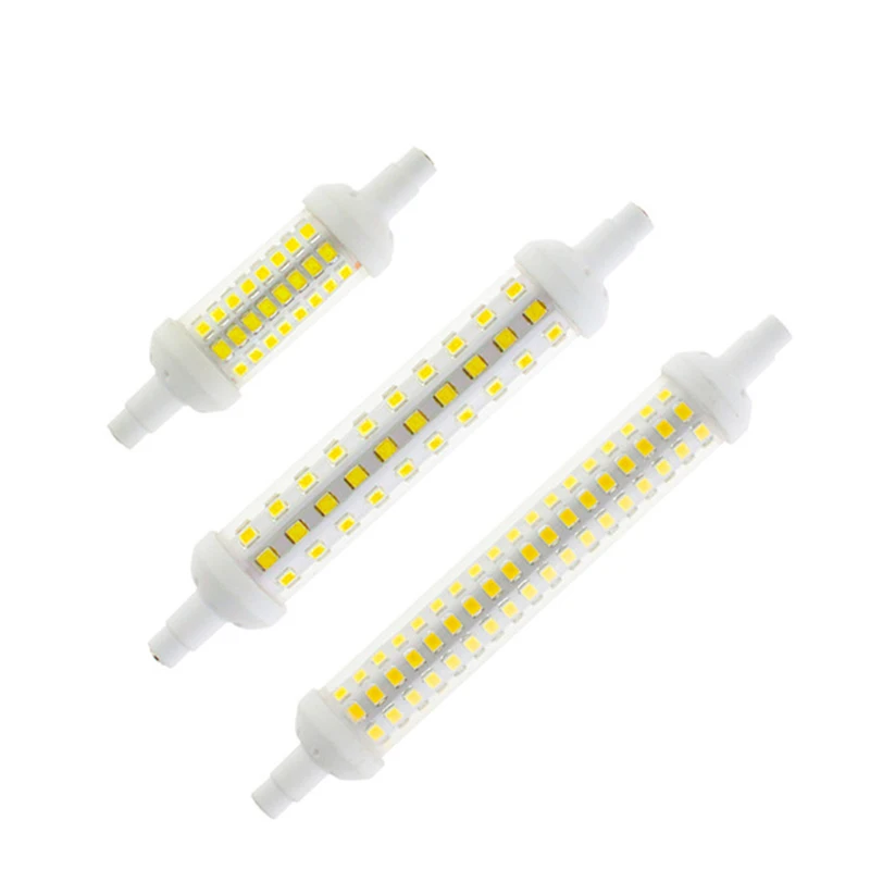 Лампада светодиодный светильник R7S 10 Вт 15 20 78 мм 118 135 SMD 2835 Bombilla лампы 220V кукурузы