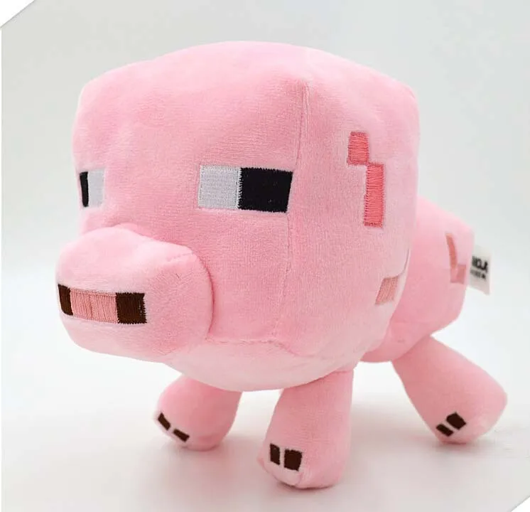 Stuffed Plush Toys Minecrafed  Plush  Doll Zombie Bat Squid Mooshroom Enderman Ocelot Pig Baby Sheep Various styles Kids  Gift