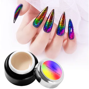 

Thermochromic Liquid Neon Chameleon Temperature Color-Changing Nail Polish Soak Off UV LED Gel Lacquer Blak Base Needed