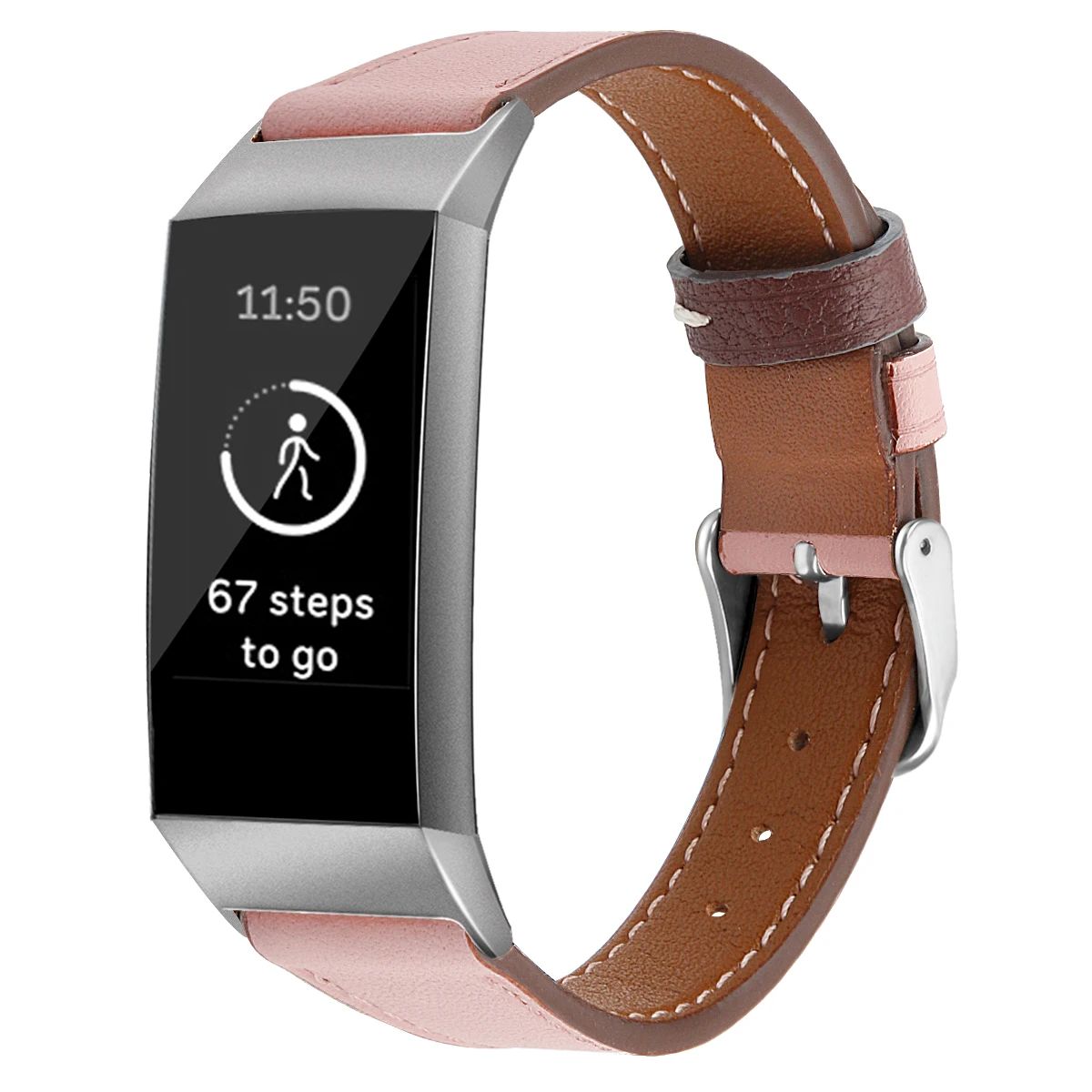 Ремешок для часов Fitbit Charge 3 верхний слой коровья кожа принт ремешок для часов Fitbit Charge 3 наручный браслет с металлическим разъемом - Цвет: 05