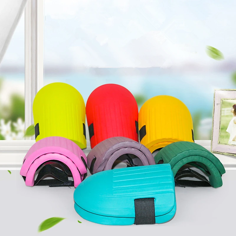 

1 Pair Knee Pad Work Flexible EVA Padding Workplace Safety Self Protection for Gardening Cleaning Protective Sport Kneepad