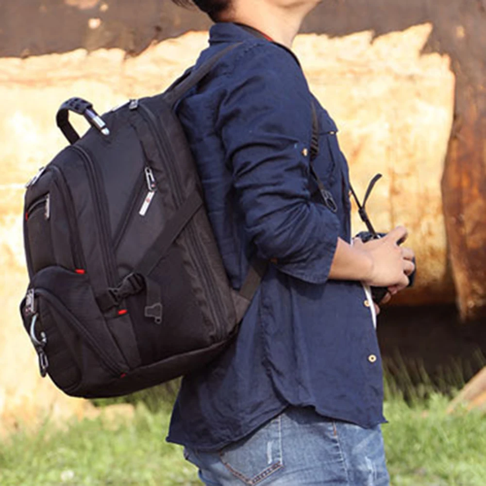 11.11 Unisex Multi Pocket Zipper Business Computer Backpack Travel Laptop Storage Bag Christmas gift