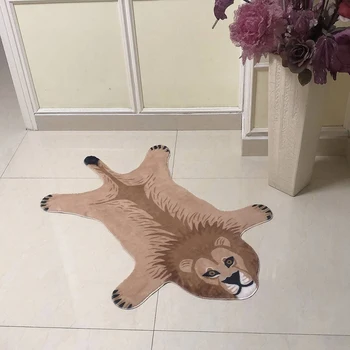

Small Size Baby Kids Mat Rug Children Cartoon Lion Blankets Animal Carpet Mats Carpet Kids Room Decoration Gift