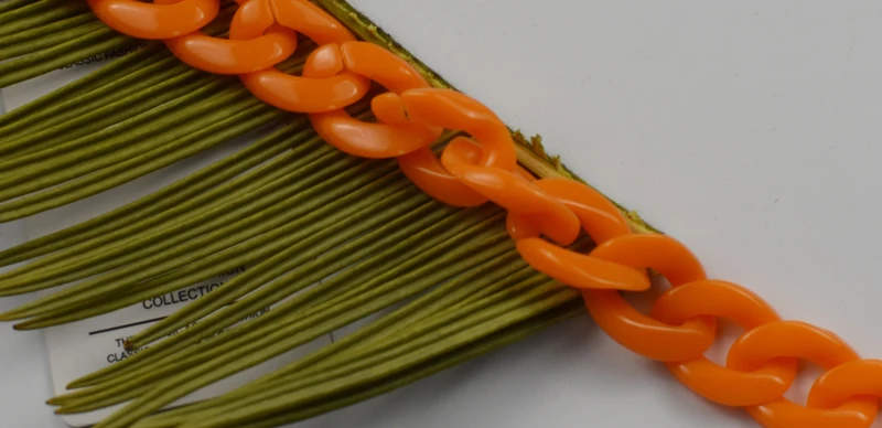 orange Обновленные новые цвета, Женская акриловая сумка на плечо, ремень, шикарный однотонный или смешанный цвет, 1,5 см* 2 см, сумки-мессенджеры, модные ремни - Цвет: orange